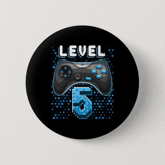 5 Video Game Controller 5e Verjaardag Gamer Gift B Ronde Button 5,7 Cm (Voorkant)