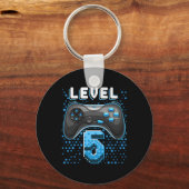 5 Video Game Controller 5e Verjaardag Gamer Gift B Sleutelhanger (Voorkant)