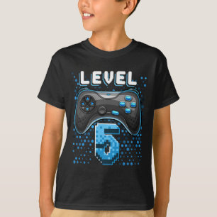 5 Video Game Controller 5e Verjaardag Gamer Gift B T-shirt