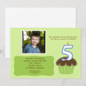 5 VIJF JAAR GELEDEN PHOTO BIRTHDAY INVITY KAART (Voorkant / Achterkant)