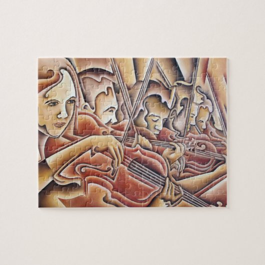 5 Violenpuzzel Legpuzzel (Horizontaal)