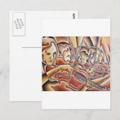 5 Violenten Briefkaart (Voorkant / Achterkant)