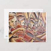 5 Violenten Briefkaart (Voorkant / Achterkant)