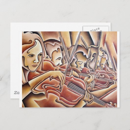 5 Violenten Briefkaart (Voorkant / Achterkant)