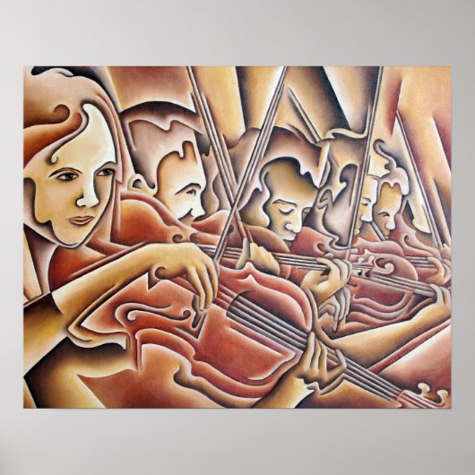 5 Violetafdruk Poster (Voorkant)