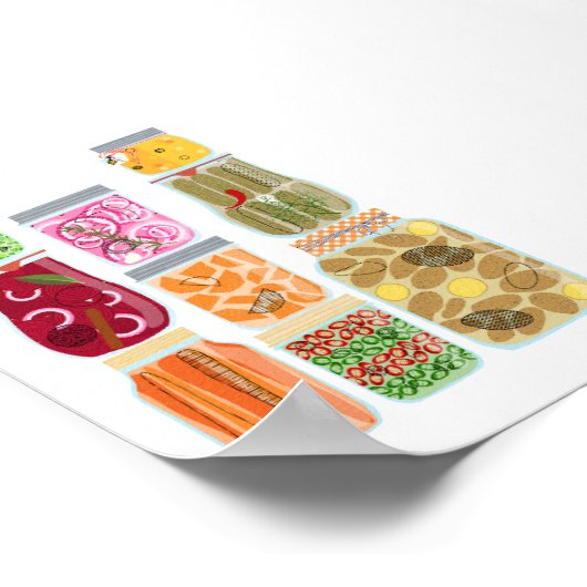 #5 Voedselconservenpotten Poster (Hoek)