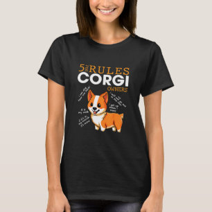5 Voorschriften voor Corgi T-shirt