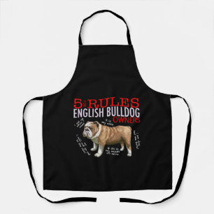 5 Voorschriften voor Engelse bulldog Owners Bulldo Schort