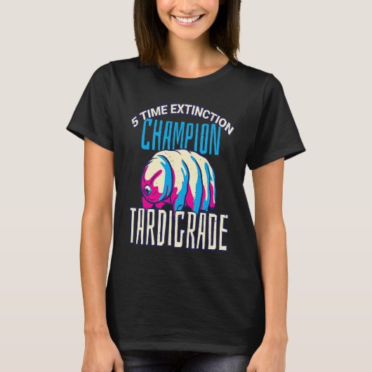 5-voudige extinctievampioen tardigrade Water Beer T-shirt (Voorkant)