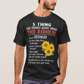 5 Wat je moet weten over deze Redhead Sunflo T-shirt
