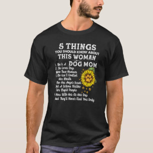 5 Wat je moet weten over Dog Mam Zonnebloem W T-shirt