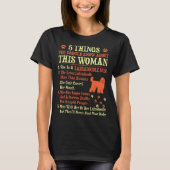 5 Wat je moet weten over Labradoodle mama T-shirt (Voorkant)