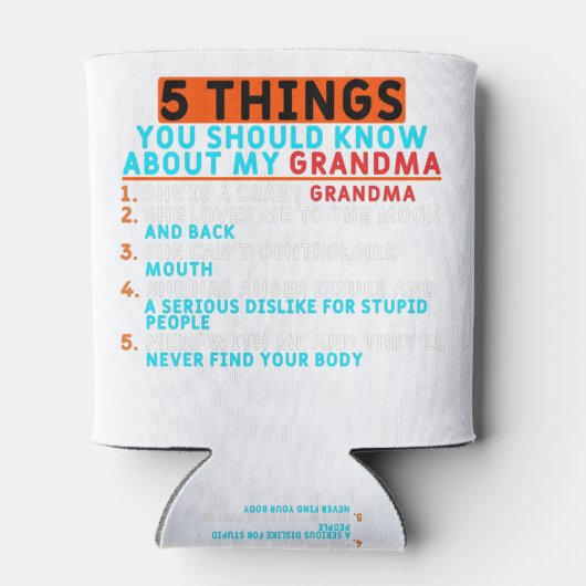 5 Wat je moet weten over mijn oma Blikjeskoeler (Achterkant)