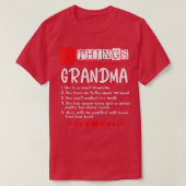 5 Wat je moet weten over mijn oma Funny Gi T-shirt (Design voorkant)