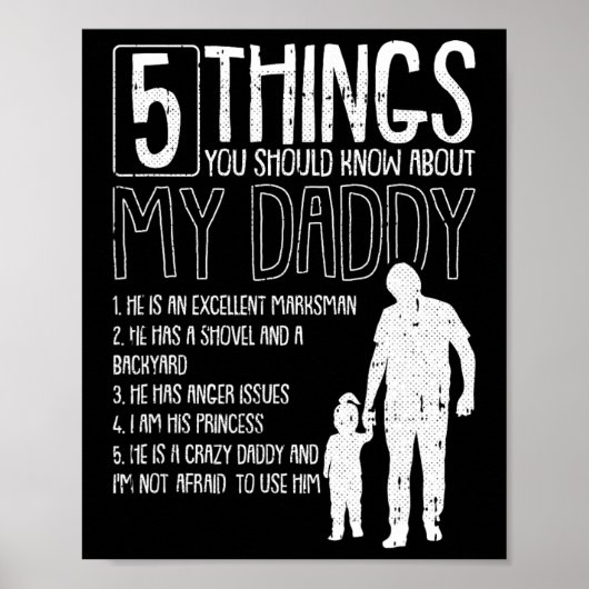 5 Wat je moet weten over mijn vaders dag Poster (Voorkant)