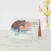 #5 waterverven van reddingsjong & Mary Oliver gedi Kaart (Gele Bloem)