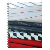 5 weefsels met geometrische patronen notitieboek (Voorkant)