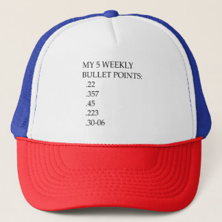 5 wekelijkse bullet points pet