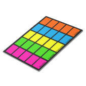 5 weken Notitieblokken voor kleurcodekalender (Schuin)