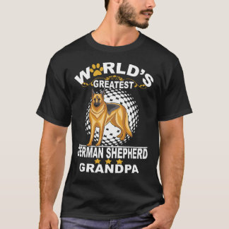 5 Werelds Grootste Duitse Herders Opa T-shirt