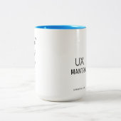 5 Wh UX Tweekleurige Koffiemok (Center)