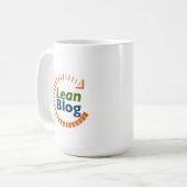 5 Whys Parody-Mok - Lean Blog Koffiemok (Voorkant links)