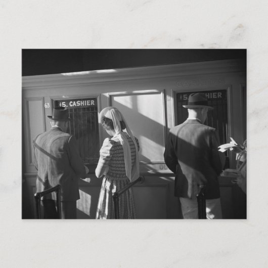 $5 Window, Hialeah Park, 1939 Briefkaart (Voorkant)