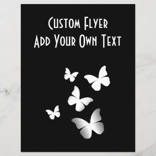5 Witte Butterflies Flyer