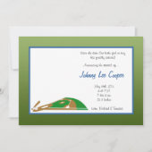 5 x7 Aankondiging van geboorte op basis van sport (Voorkant)