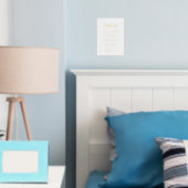 5 "x7" Gouden folie Art Print - doe het zelf (Insitu (Slaapkamer))