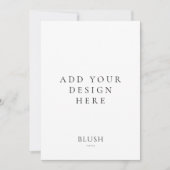 5 "x7" Invitation Kaart afdrukken (Voorkant)