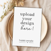 5 "x7" Kaart afdrukken | Dubbelzijdig portret