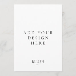 5 "x7" Menu Kaart afdrukken