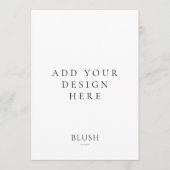 5 "x7" Menu Kaart afdrukken (Voorkant)