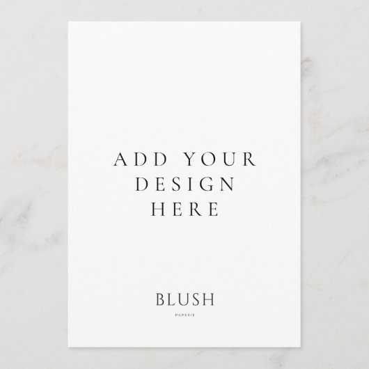 5 "x7" Menu Kaart afdrukken (Voorkant)