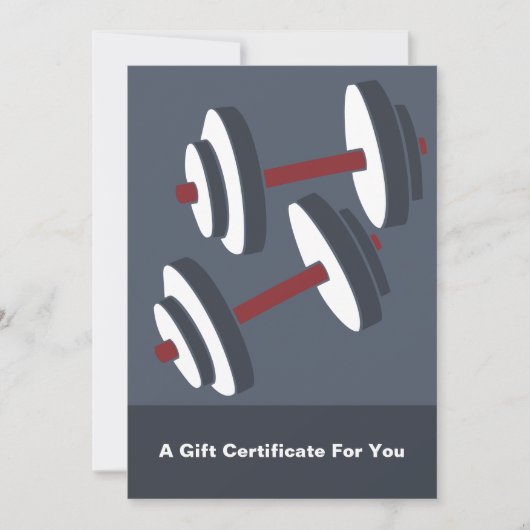 5 "x7" Minimale Corporate Wellness Cadeaubon (Voorkant)