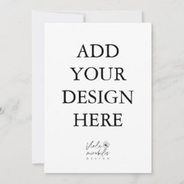 5 "x7" Portret Kaart afdrukken