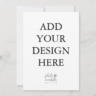 5 "x7" Portret Kaart afdrukken