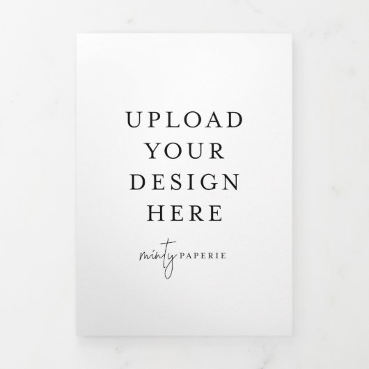 5 "x7" Trifold Letter Fold Kaart (Cover)