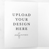 5 "x7" Trifold Letter Fold Kaart (Binnenzijde eerst)