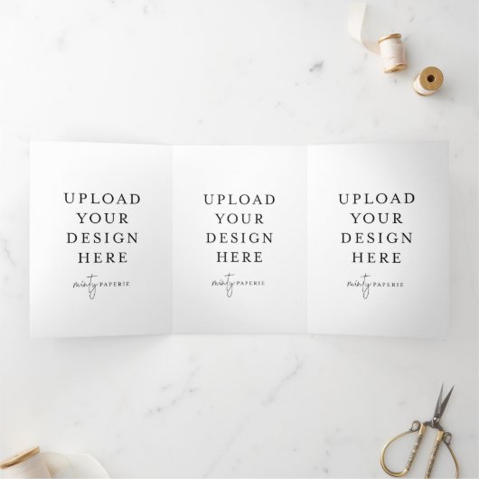 5 "x7" Trifold Letter Fold Kaart (Binnen)