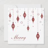 5 x 5 Kerstmis XMAS-versieringen voor kerstmis Kaart (Achterkant)