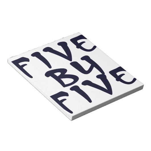 5 x 5 notitieblok (Schuin)