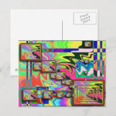 5 x 5 POP ART BRIEFKAART (Voorkant / Achterkant)