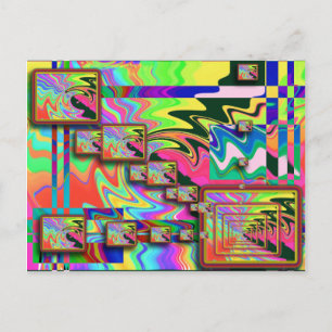 5 x 5 POP ART BRIEFKAART