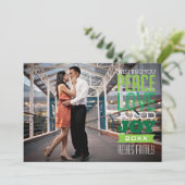 5 x 7 1 Fotokaart voor vrede, liefde en vreugde Feestdagenkaart (Staand voorkant)