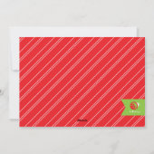 5 x 7 3 Fotokaart voor vrede, liefde en vreugde Feestdagenkaart (Achterkant)