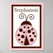 5 x 7 Aangepast roze, beddengoed voor Baby Poster (Voorkant)