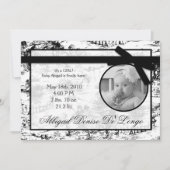 5 x 7 aankondiging van geboorte foto van Black Toi (Voorkant)