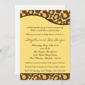 5 x 7 Baby shower voor het drukken van luipaard Kaart (Voorkant / Achterkant)
